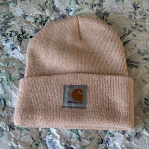 Neot peach carhartt beanie